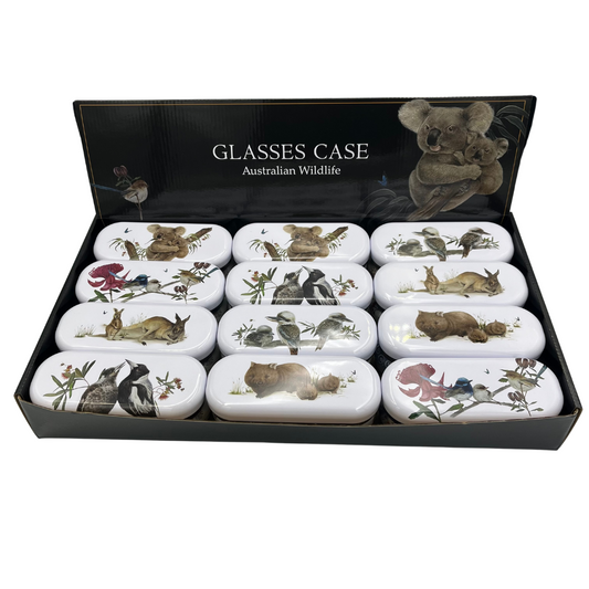 Australian Wildlife Glasses Case Tin