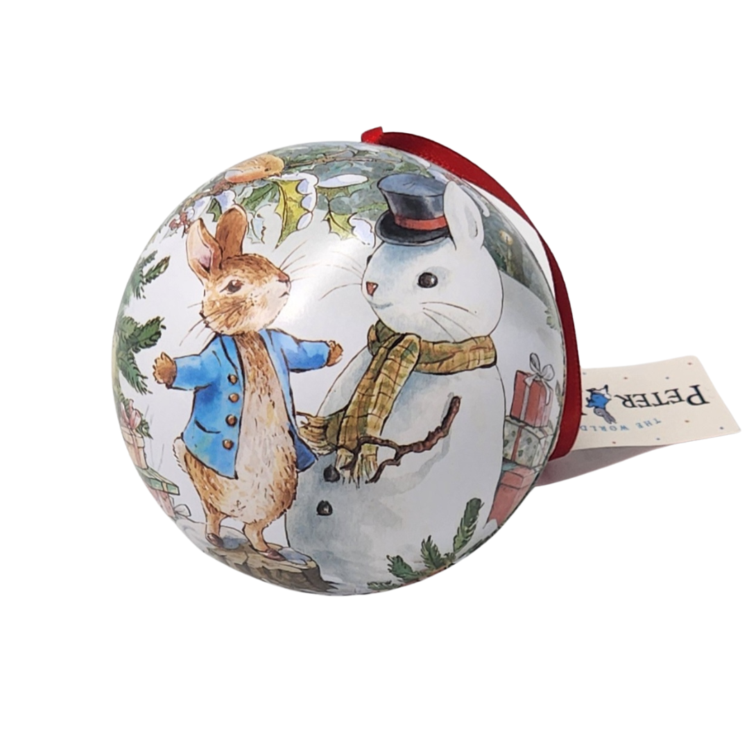 Peter Rabbit Fillable Bauble Tin