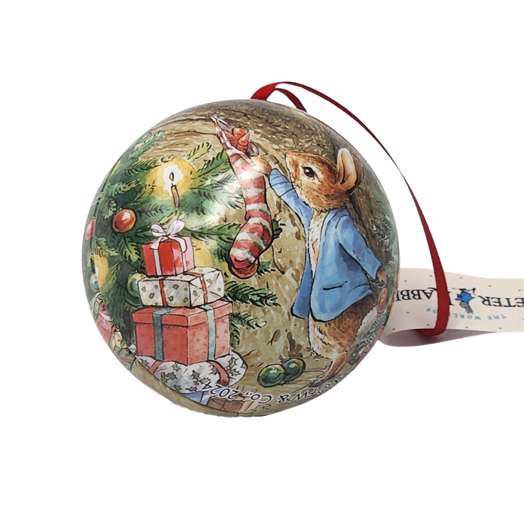 Peter Rabbit Fillable Bauble Tin