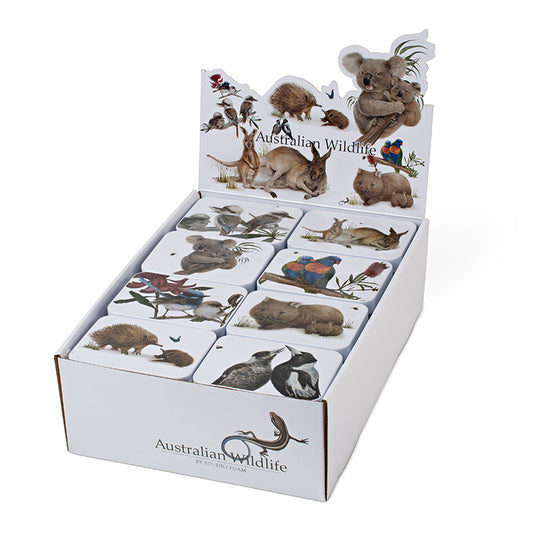 Australian Wildlife Slip Lid Pocket Tins