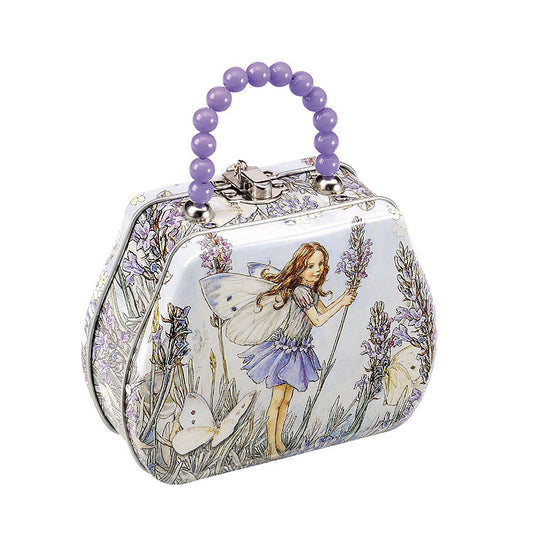 Flower Fairies Beaded Handbag Tin