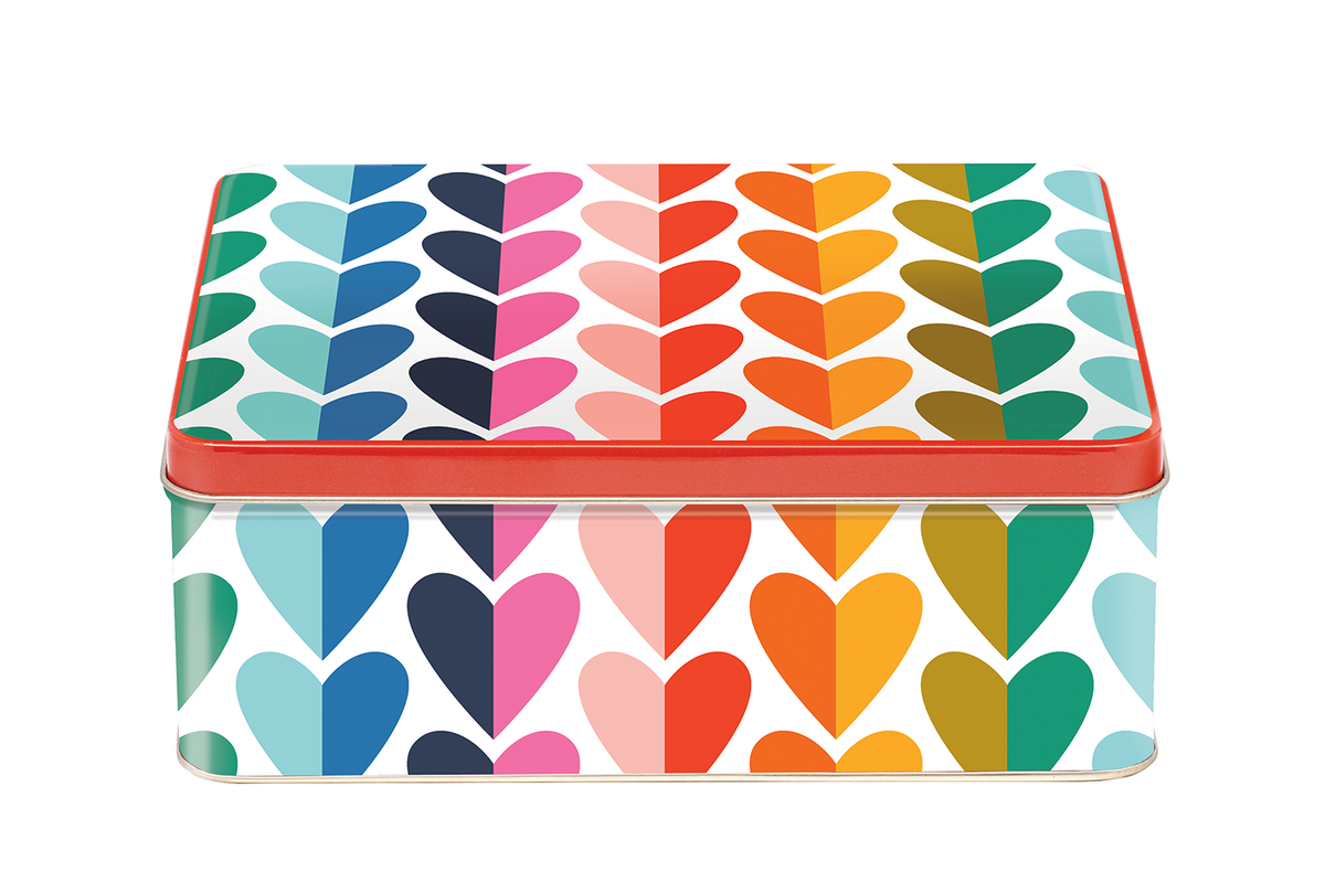 Kate Rhees Hearts Biscuit Tin