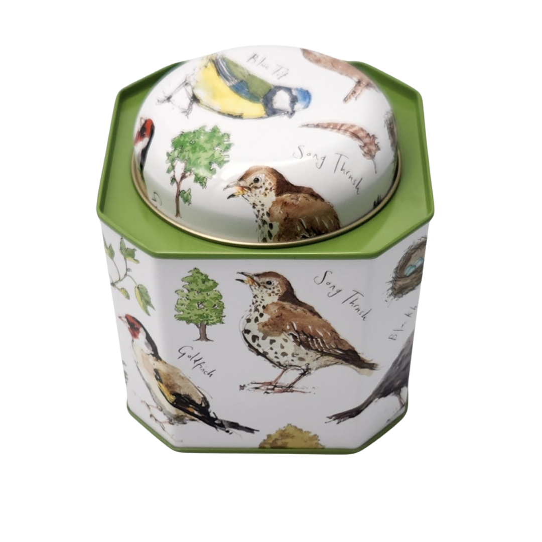 Madeline Floyd Birds Tea Caddy Tin