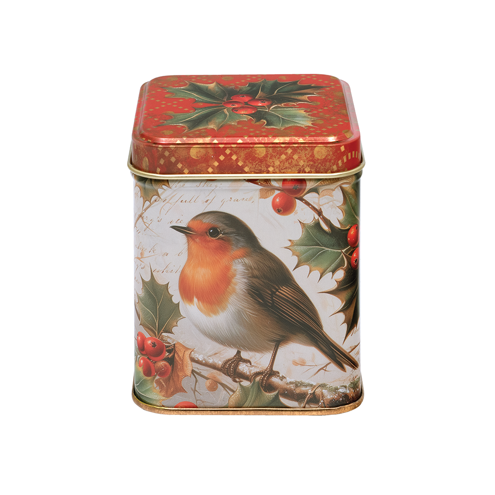 Robins Small 100g Square Tea Tin