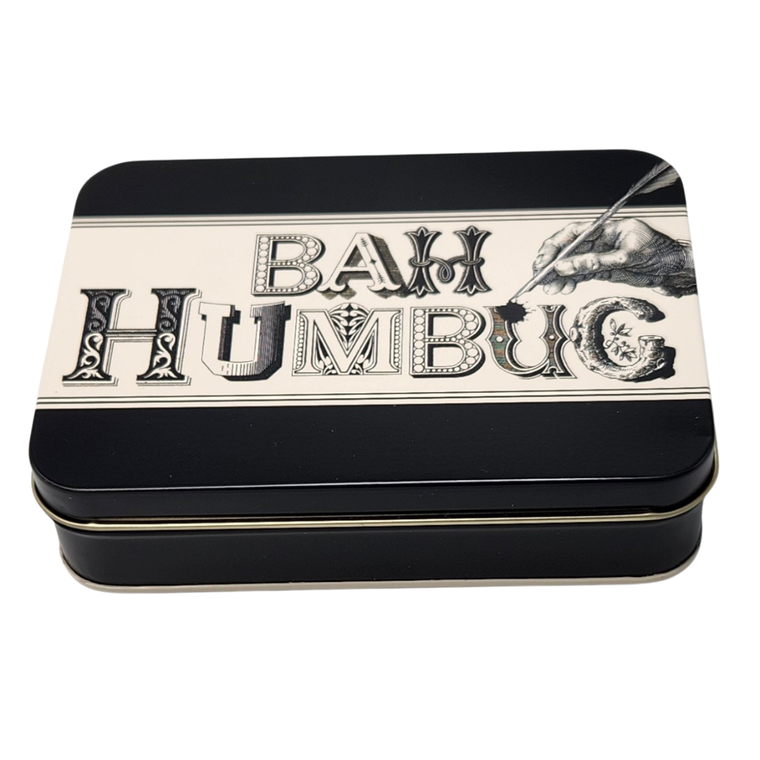 Bah Humbug Small Rectangle Tin