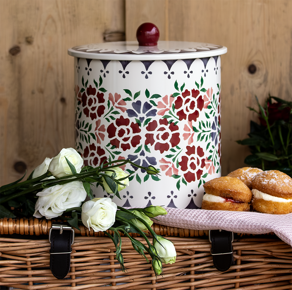 Emma Bridgewater Antique Roses Biscuit Barrel Tin