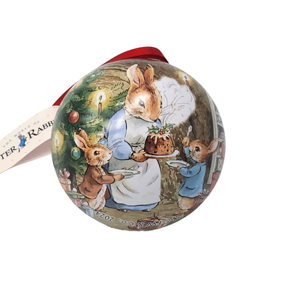 Peter Rabbit Fillable Bauble Tin