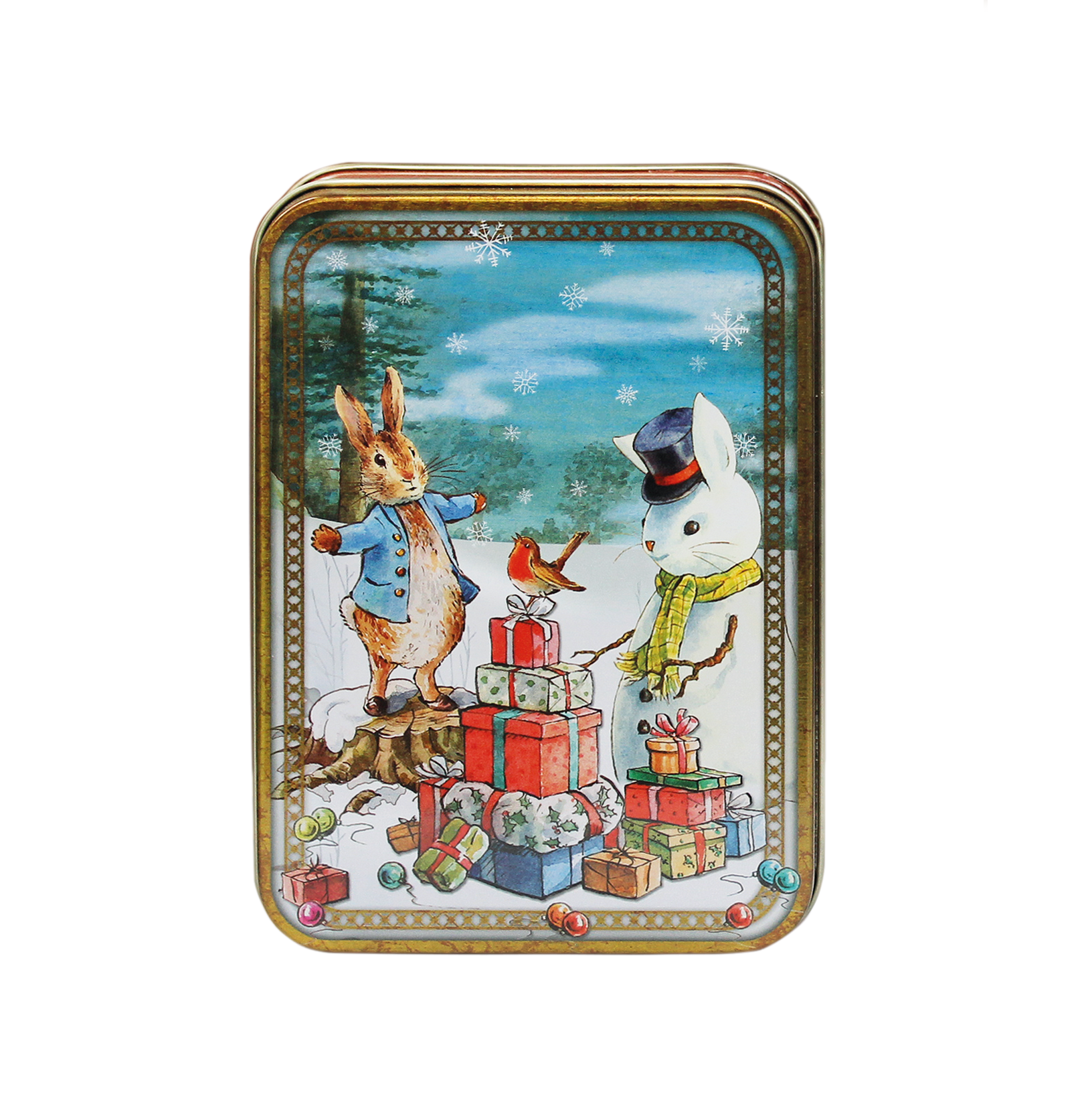 Shop Peter Rabbit Christmas Small Rectangle Tin Online | Australia