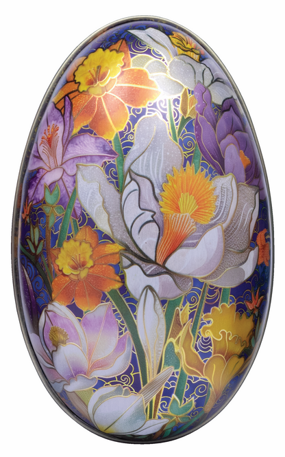 Cloisonne Egg Shaped Tin