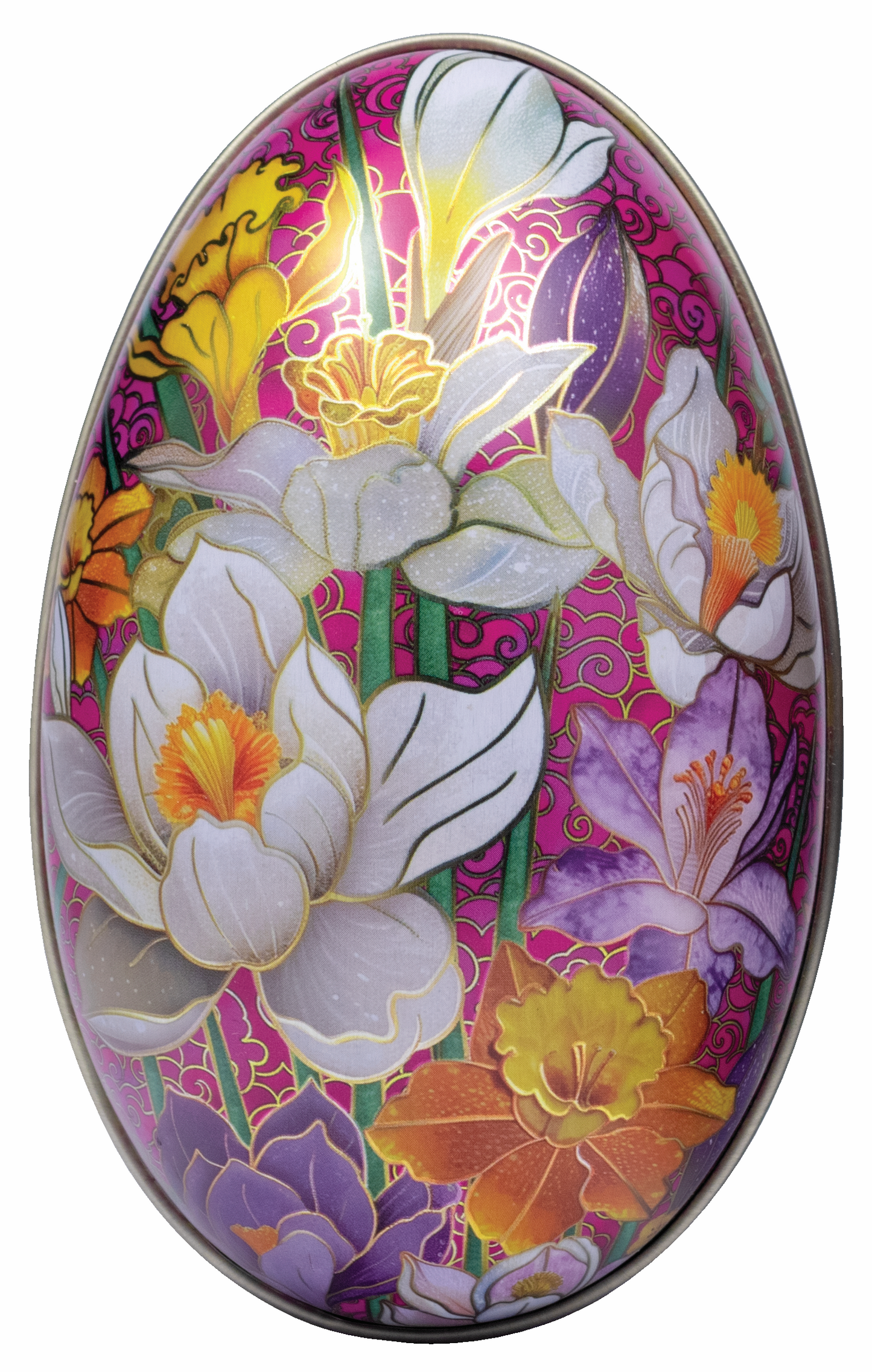 Cloisonne Egg Shaped Tin
