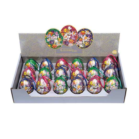 Cloisonne Mini Egg Shaped Tin