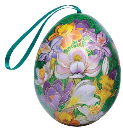 Cloisonne Mini Egg Shaped Tin