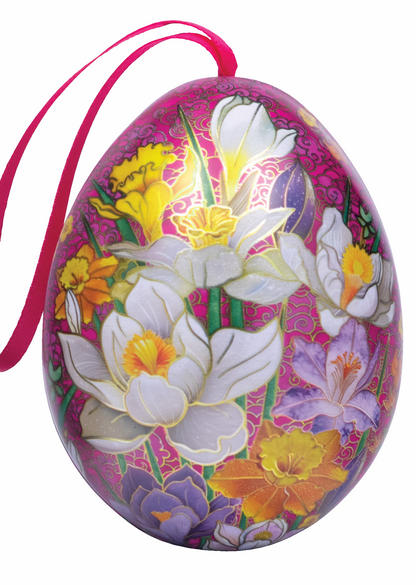 Cloisonne Mini Egg Shaped Tin