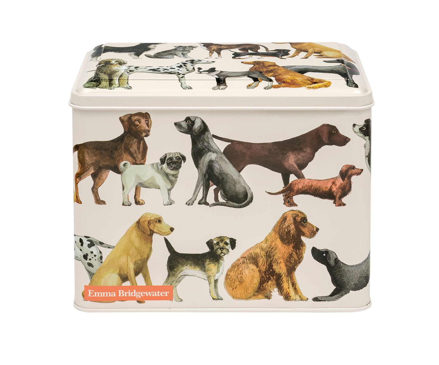 SLIGHTLY IMPERFECT - Emma Bridgewater Dog Design Storage Tin