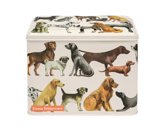 SLIGHTLY IMPERFECT - Emma Bridgewater Dog Design Storage Tin