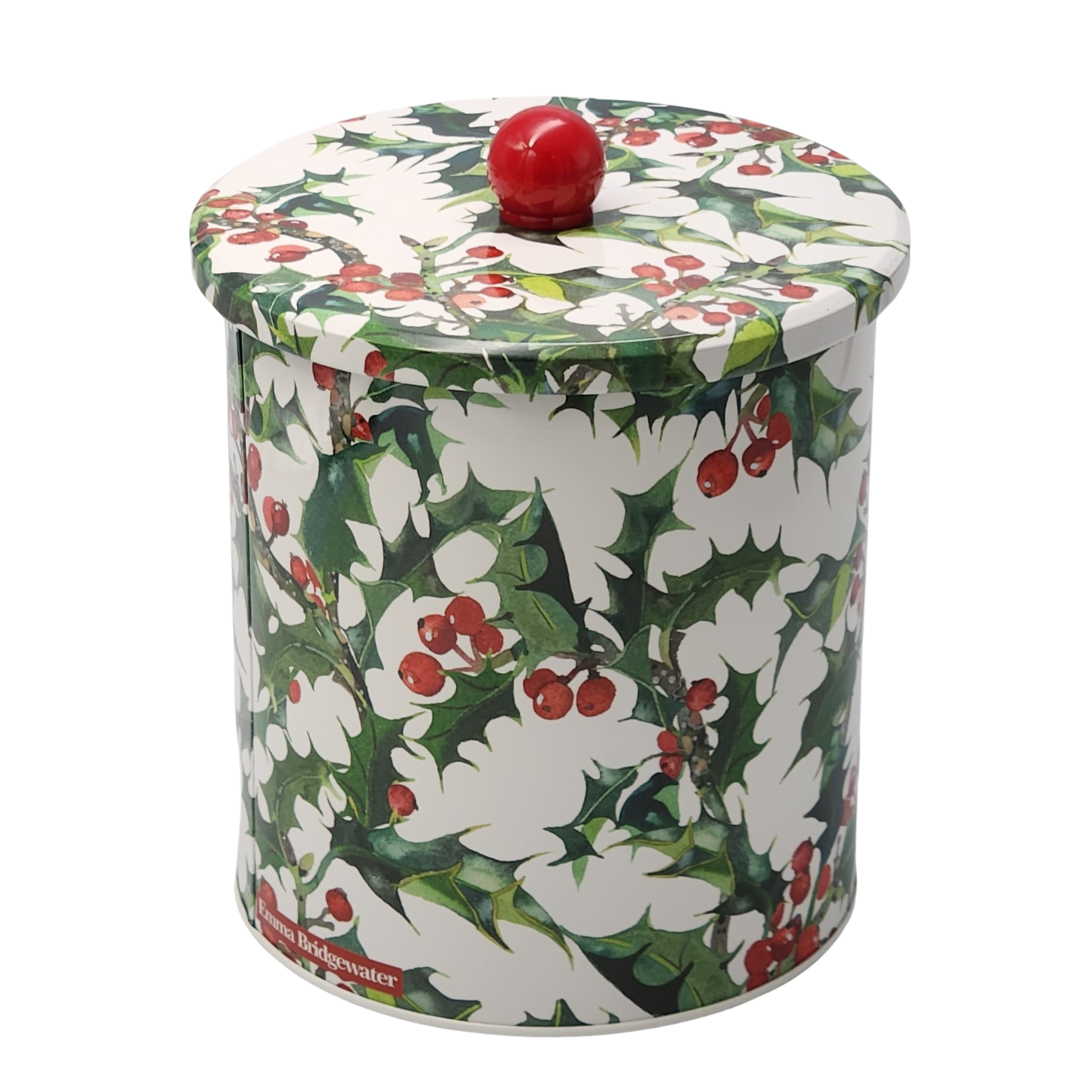 Emma Bridgewater Holly Biscuit Barrel Tin