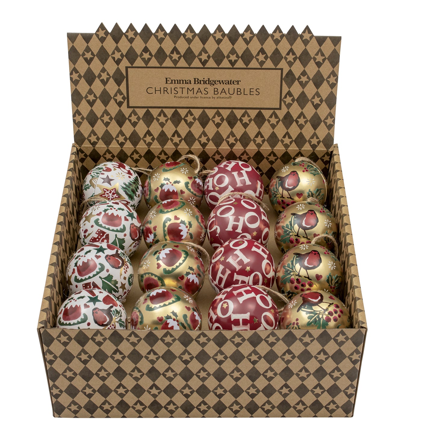 Emma Bridgewater Christmas Bauble Tins