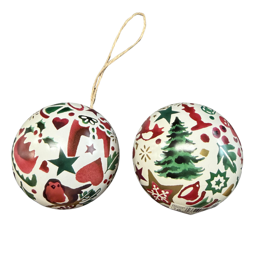 Emma Bridgewater Christmas Bauble Tins