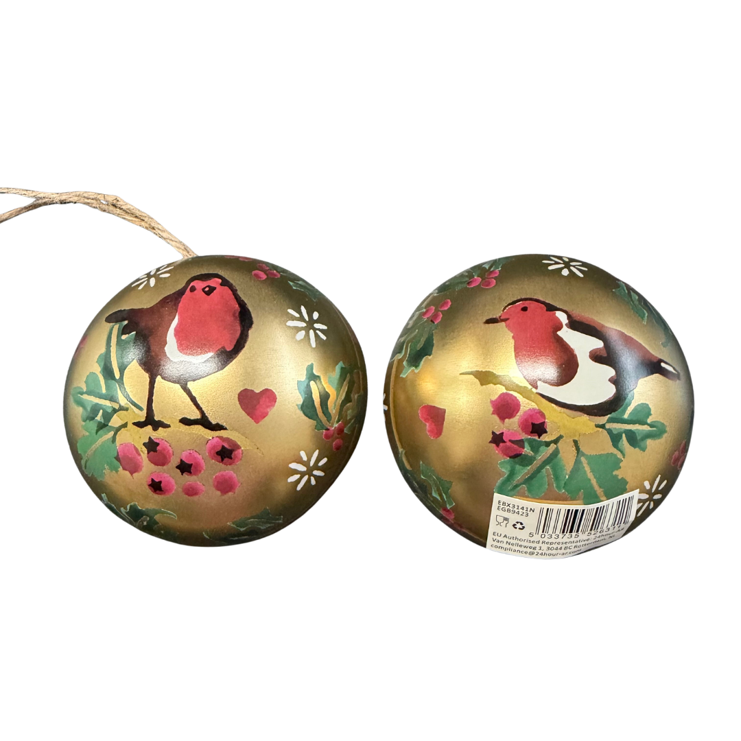 Emma Bridgewater Christmas Bauble Tins