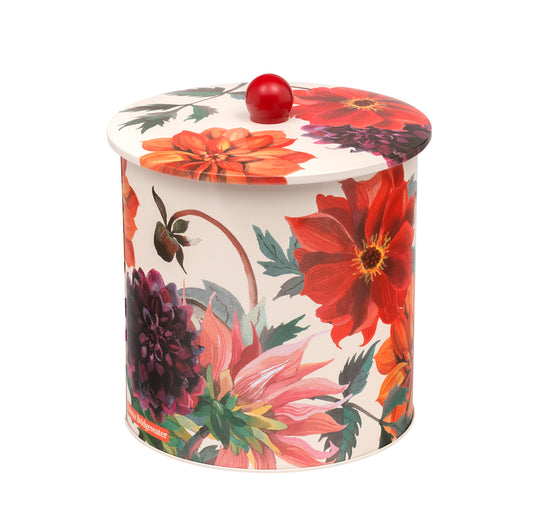 Emma Bridgewater Dahlia Biscuit Barrel Tin