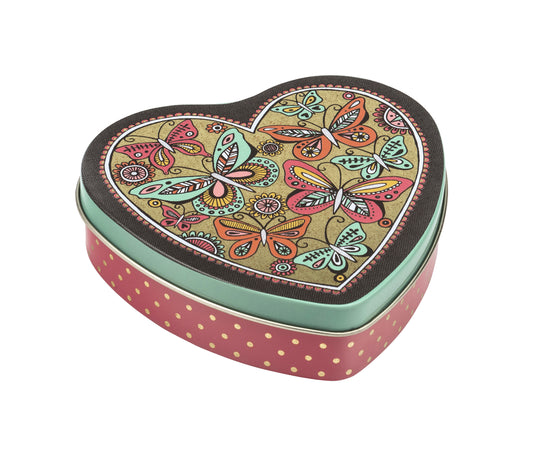 Folk Tale Heart Tin