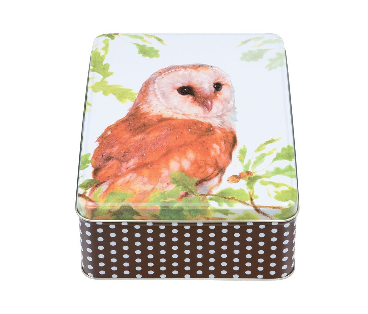 Jo Stockdale Countryside Friends Owl Biscuit Tin