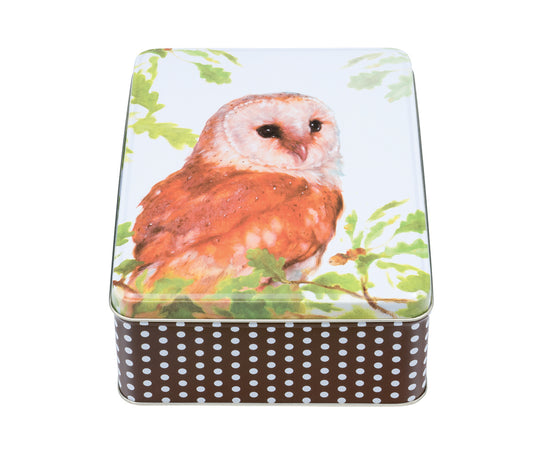 Jo Stockdale Countryside Friends Owl Biscuit Tin