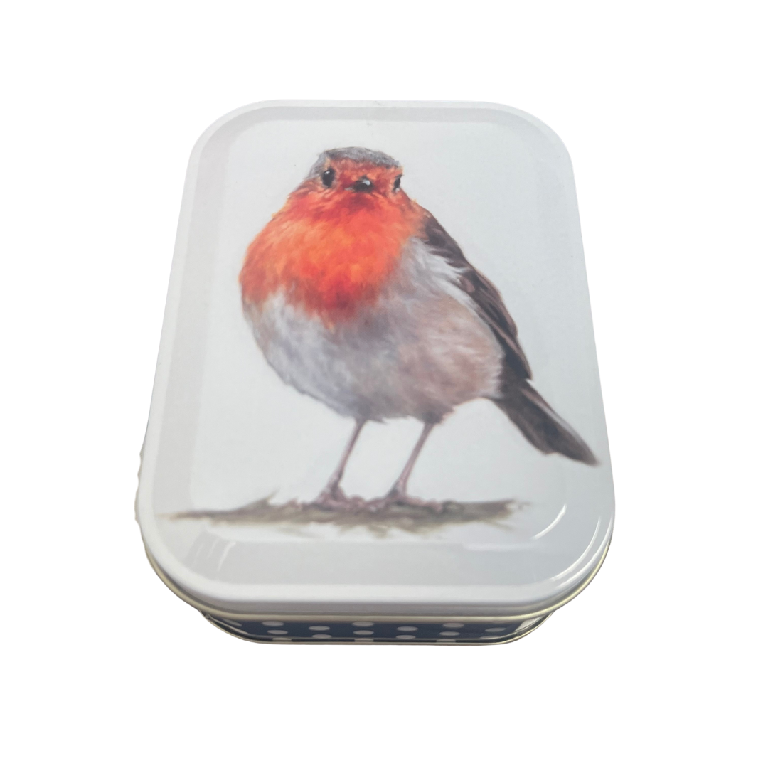 Jo Stockdale Little Rectangle Robin Tin