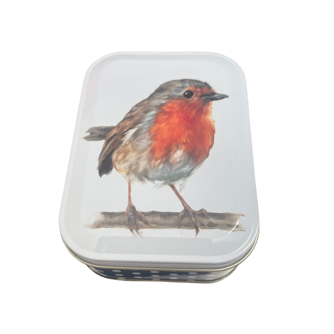 Jo Stockdale Little Rectangle Robin Tin