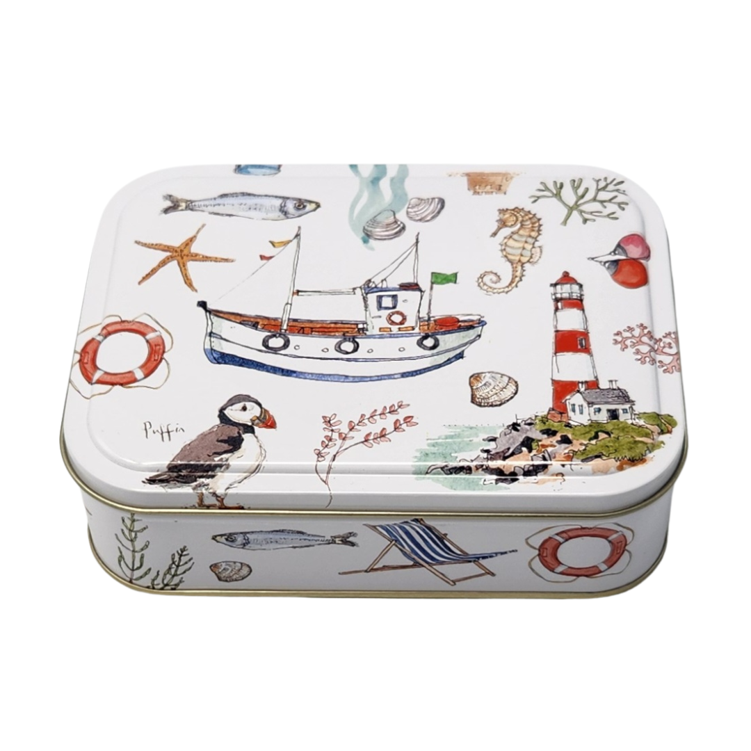 Madeline Floyd Seaside Small Rectangle Tin