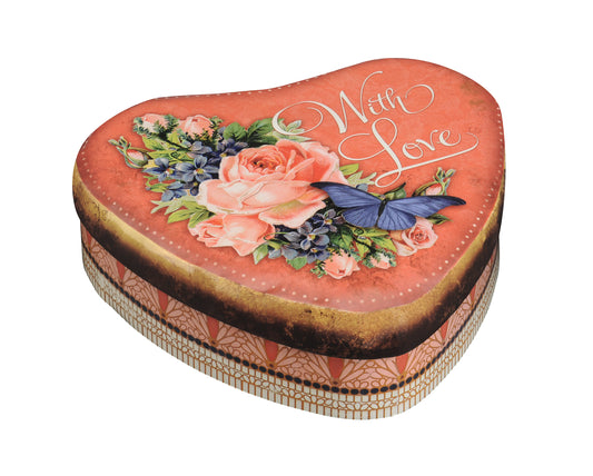 Nostalgic With Love Medium Heart Tin