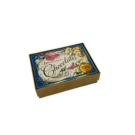 Nostalgic Blue Chocolate Rectangle Tin