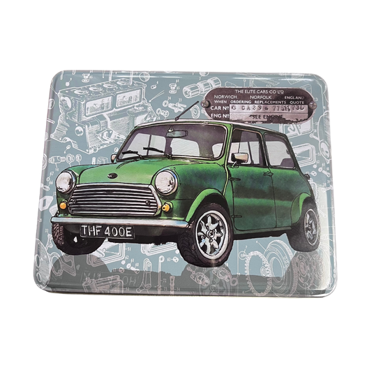 Sport On Road Green Mini Biscuit Tin