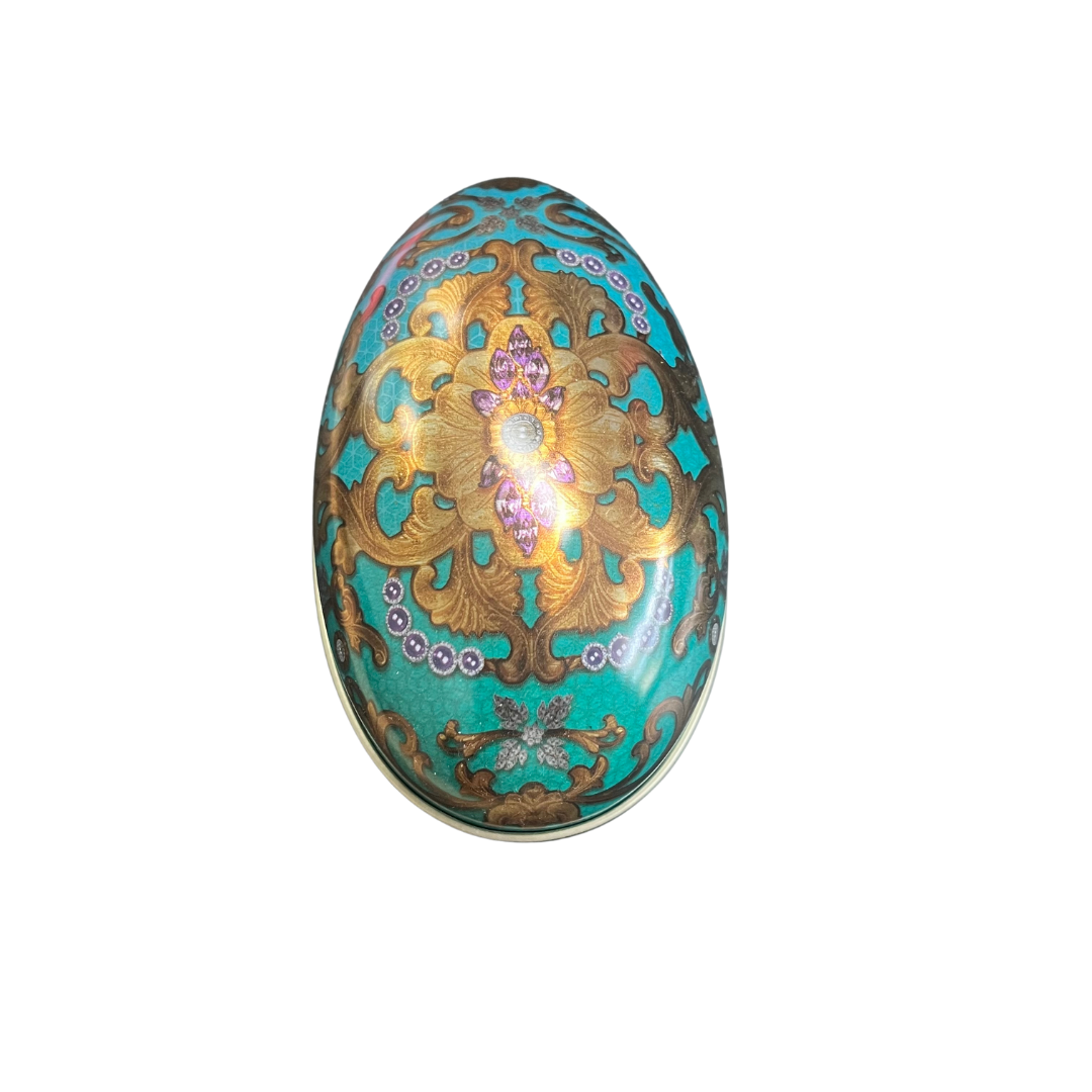 New Floral Egg Tin