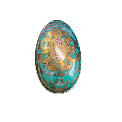 New Floral Egg Tin