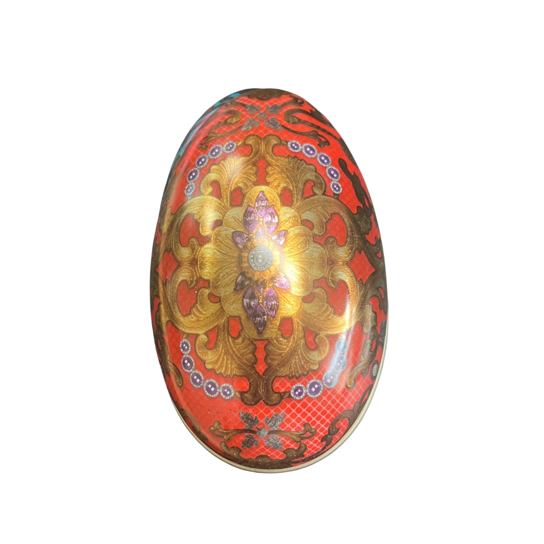 New Floral Egg Tin