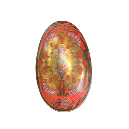 New Floral Egg Tin