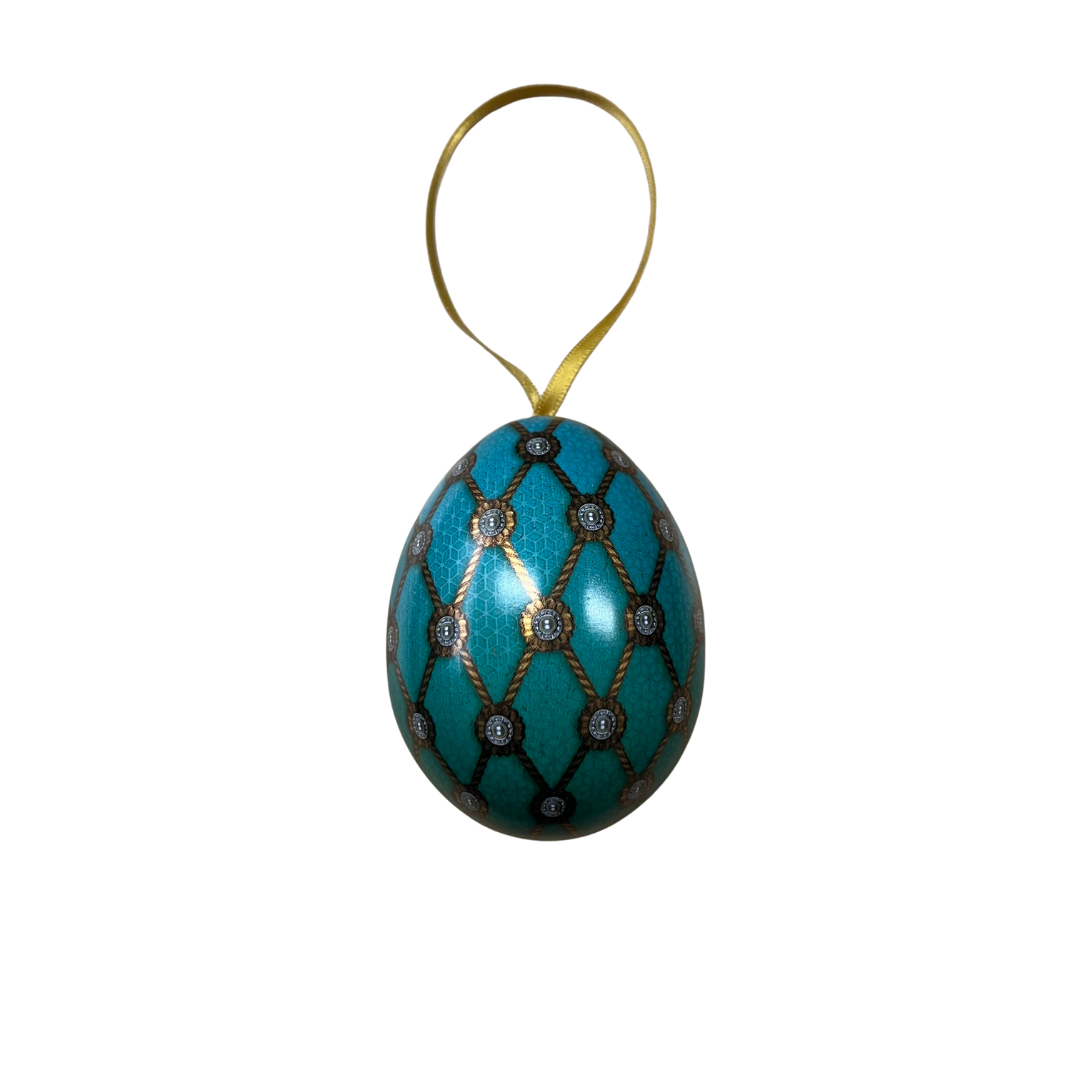 Floral Mini Egg Shaped Tin
