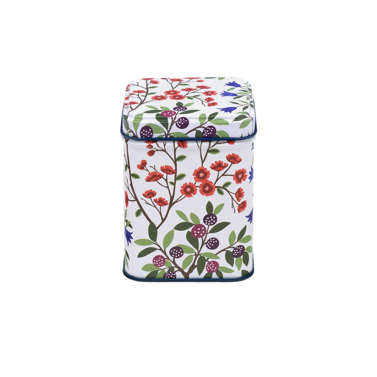 Sanderson Foraging Small 100g Square Tea Tin