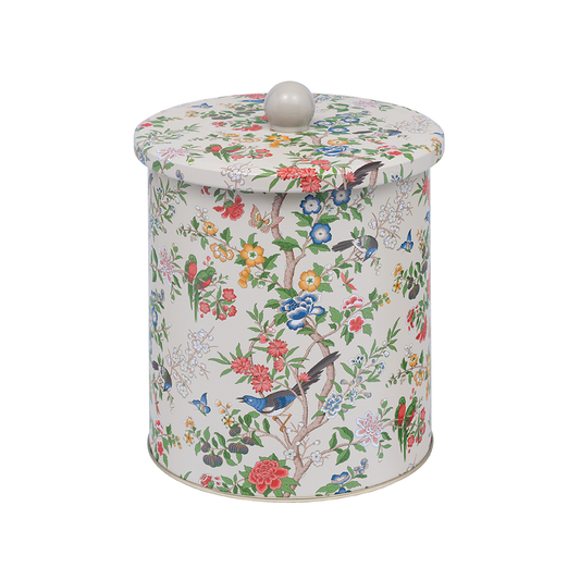 Sanderson Chinoiserie Hall Biscuit Barrel Tin