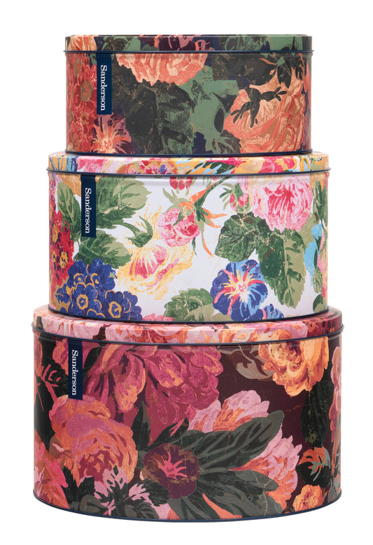 Sanderson Very Rose & Peony Small Round Cake Tin