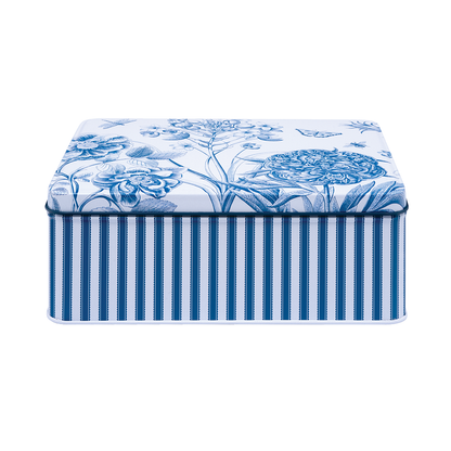 Sanderson Etchings & Roses Biscuit Tin