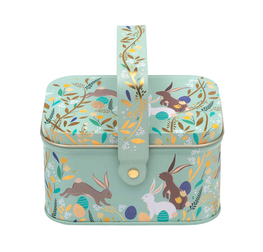 Sara Miller Easter Handle Basket Tin