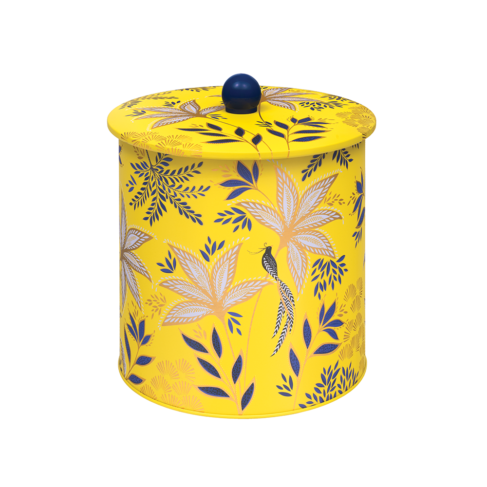 Sara Miller Anniversary Biscuit Barrel Tin