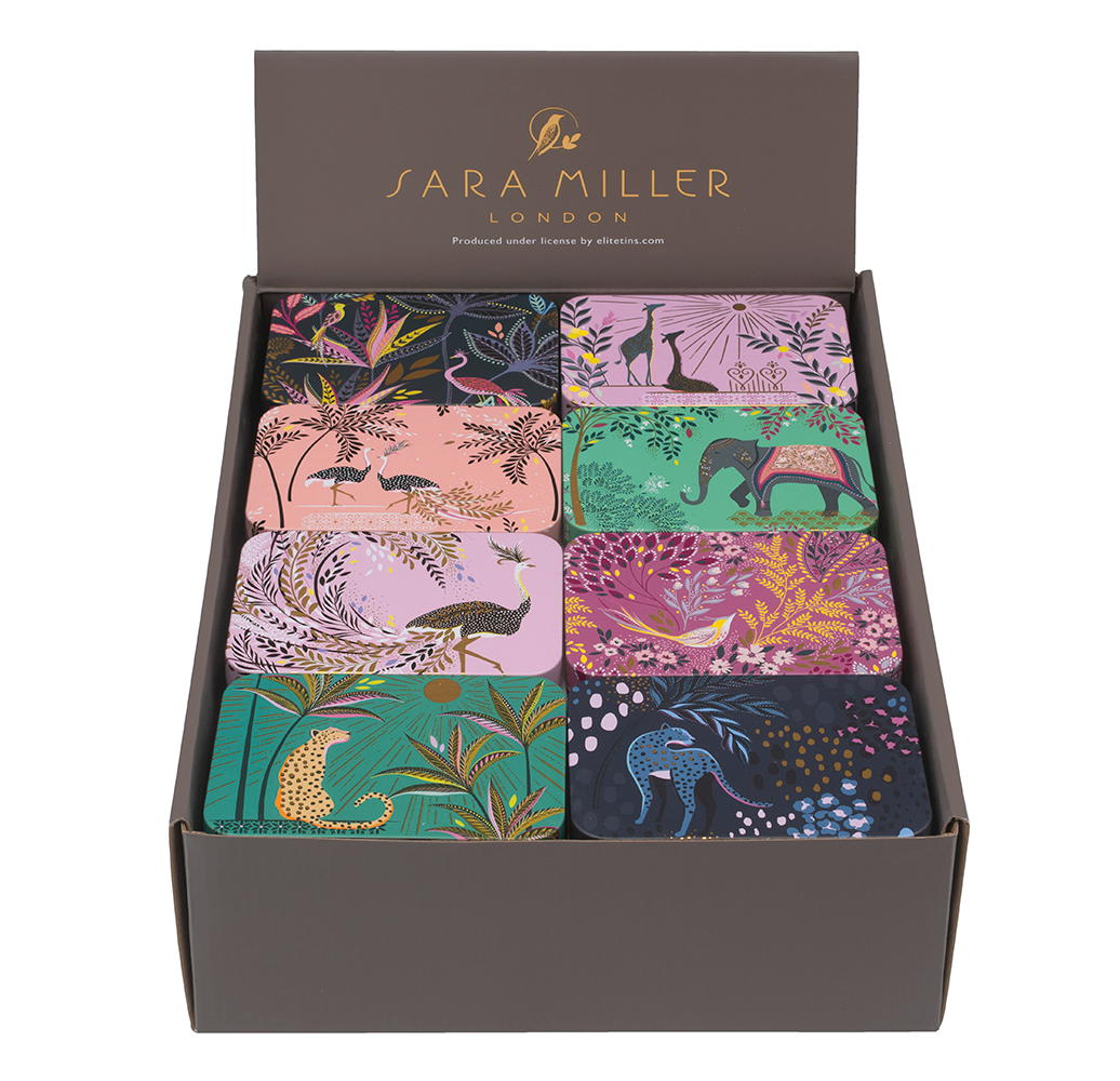 Sara Miller Slip Lid Pocket Tins