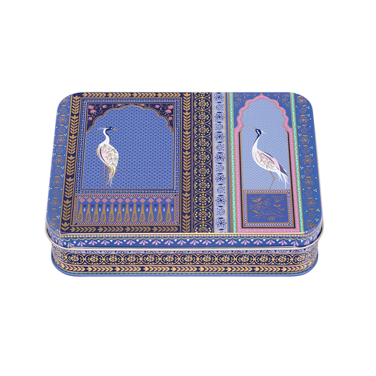 Sara Miller India Windows Small Rectangle Tin