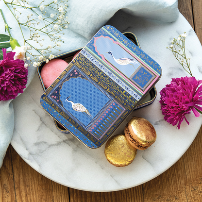 Sara Miller India Windows Small Rectangle Tin