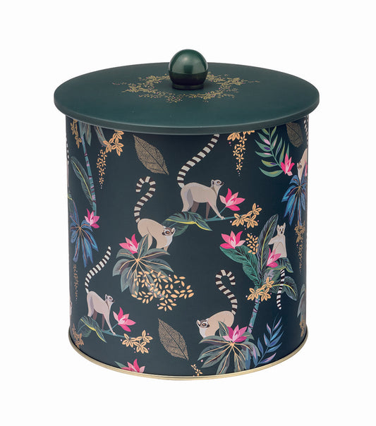 Sara Miller Lemur Biscuit Barrel Tin