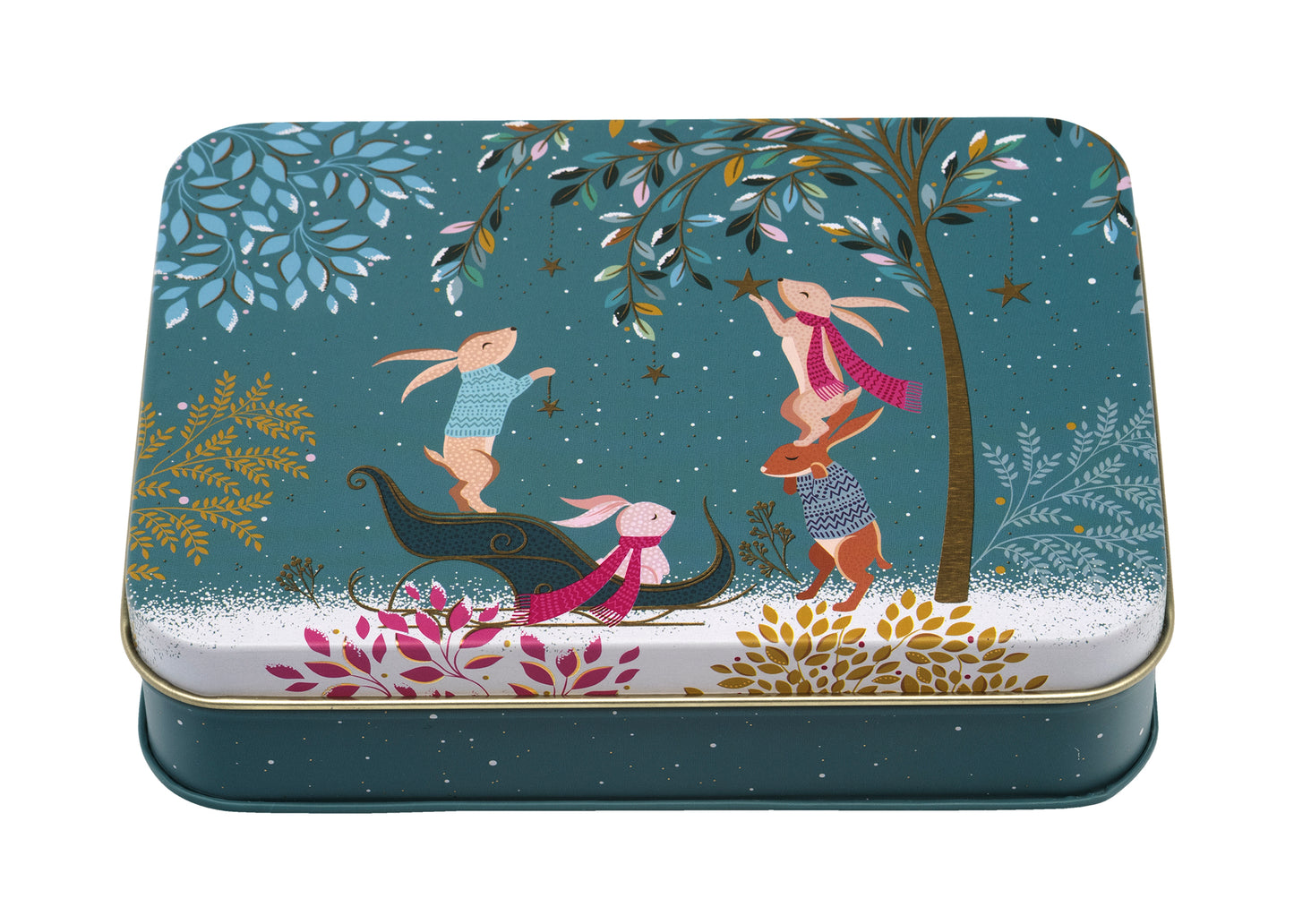 Sara Miller Woodland Tales Small Rectangle Tin