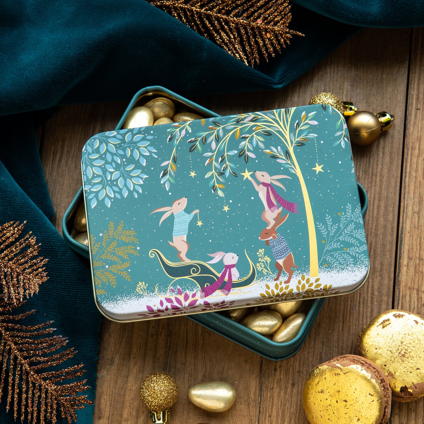 Sara Miller Woodland Tales Small Rectangle Tin